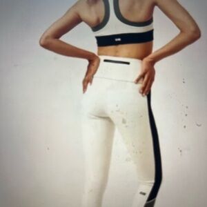 Solid and Striped leggings